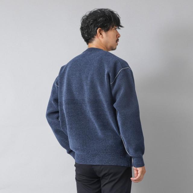 ノーリーズ グッドマン（NOLLEY’S goodman）/【ACTIVE SECT】《限定展開》Wフェイスモールクルーネック 25AW
