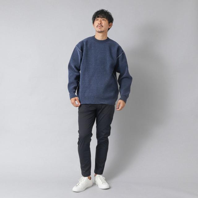 ノーリーズ グッドマン（NOLLEY’S goodman）/【ACTIVE SECT】《限定展開》Wフェイスモールクルーネック 25AW