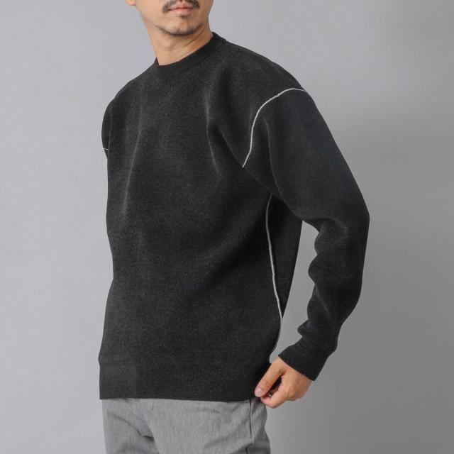 ノーリーズ グッドマン（NOLLEY’S goodman）/【ACTIVE SECT】《限定展開》Wフェイスモールクルーネック 25AW