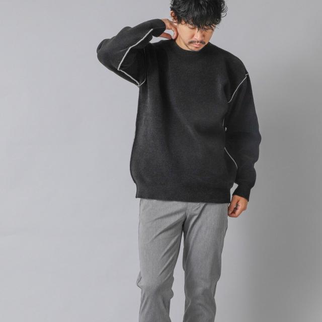ノーリーズ グッドマン（NOLLEY’S goodman）/【ACTIVE SECT】《限定展開》Wフェイスモールクルーネック 25AW