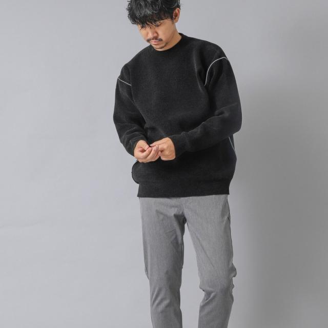 ノーリーズ グッドマン（NOLLEY’S goodman）/【ACTIVE SECT】《限定展開》Wフェイスモールクルーネック 25AW