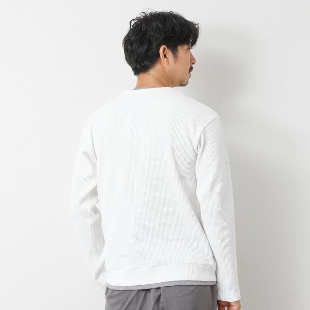 ノーリーズ グッドマン（NOLLEY’S goodman）/【IRM】《吸水速乾/UVカット》ワッフルダブルカラー LS Tee 25AW