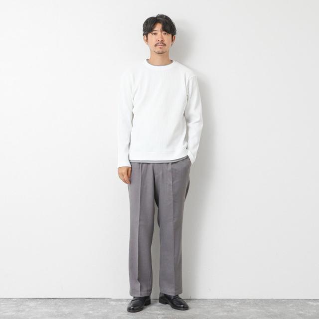 ノーリーズ グッドマン（NOLLEY’S goodman）/【IRM】《吸水速乾/UVカット》ワッフルダブルカラー LS Tee 25AW