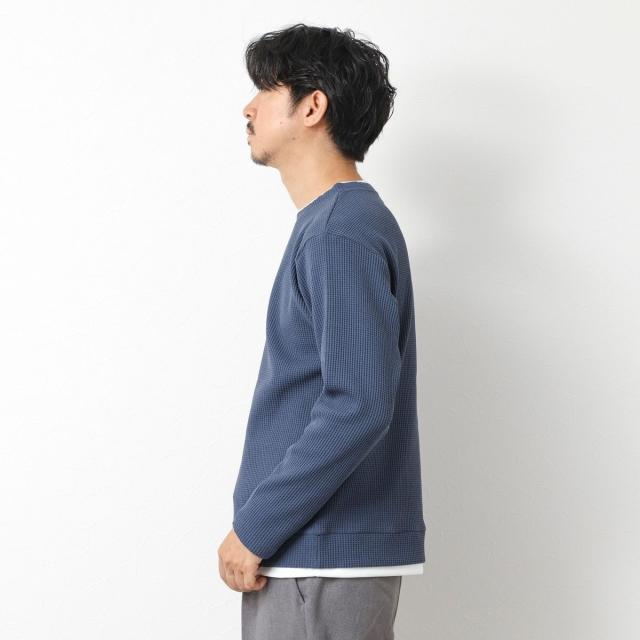 ノーリーズ グッドマン（NOLLEY’S goodman）/【IRM】《吸水速乾/UVカット》ワッフルダブルカラー LS Tee 25AW