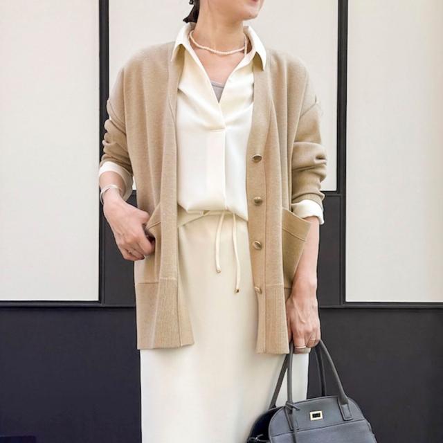 ノーリーズソフィー（NOLLEY’S sophi）/《morisachiシリーズとセットアップ対応》ウォッシャブルダブルサテンスキッパーブラウス