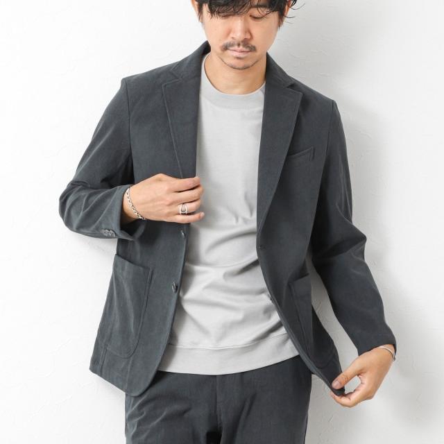 ノーリーズ グッドマン（NOLLEY’S goodman）/《ビジカジ/セットアップ対応》トリコットコーデュロイ ストレッチ イージーJK 25AW