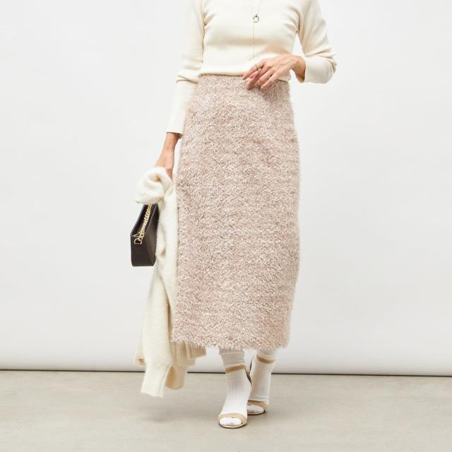 ノーリーズソフィー（NOLLEY’S sophi）/《セットアップ対応》ウォッシャブルフェザーチュールタイトスカート