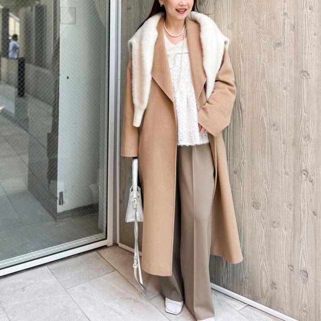 ノーリーズソフィー（NOLLEY’S sophi）/《セットアップ対応》ウォッシャブルフェザーチュールキャミブラウス