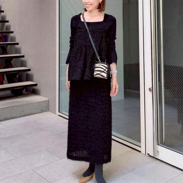 ノーリーズソフィー（NOLLEY’S sophi）/《セットアップ対応》ウォッシャブルフェザーチュールキャミブラウス