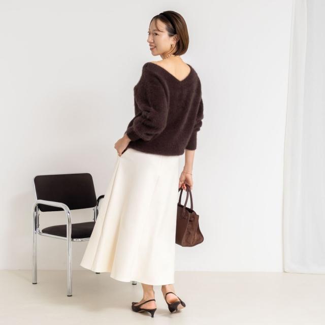 ノーリーズソフィー（NOLLEY'S sophi）/ヘアリー2WAYプルオーバーニット