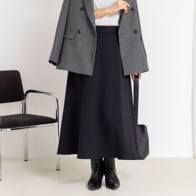 ノーリーズソフィー（NOLLEY’S sophi）/《セットアップ対応》ウォッシャブルダンボールフレアスカート