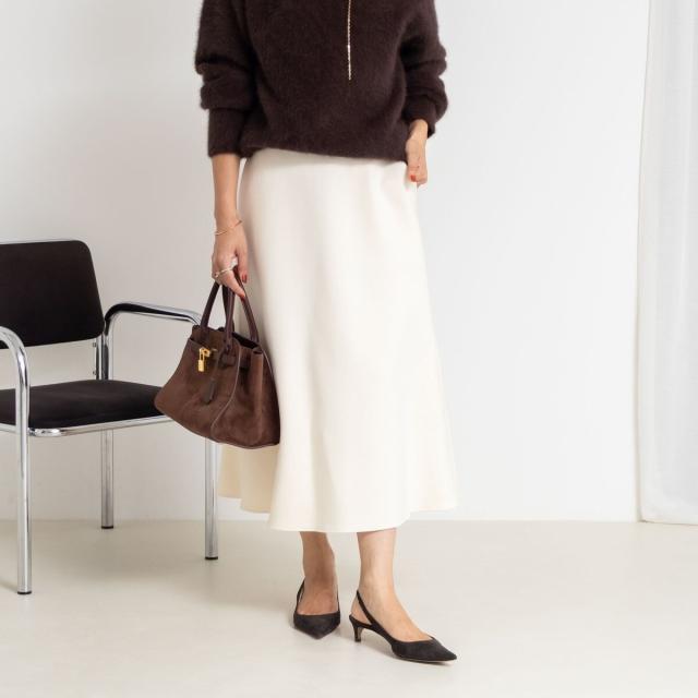 ノーリーズソフィー（NOLLEY’S sophi）/《セットアップ対応》ウォッシャブルダンボールフレアスカート