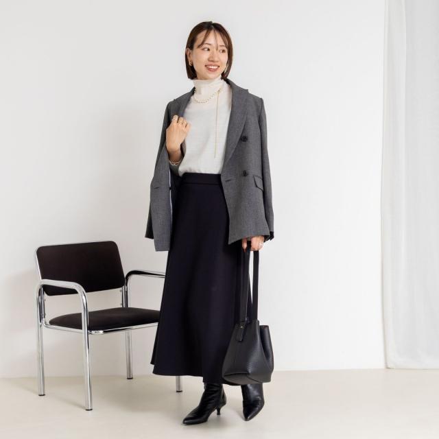 ノーリーズソフィー（NOLLEY’S sophi）/《セットアップ対応》ウォッシャブルダンボールフレアスカート