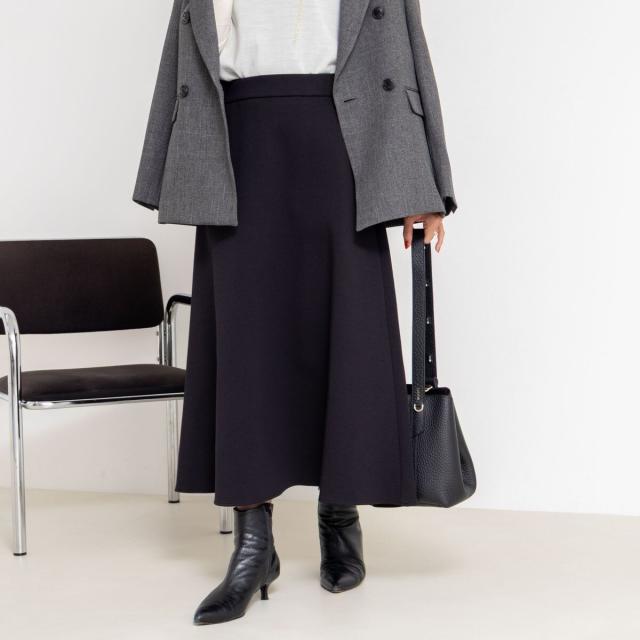 ノーリーズソフィー（NOLLEY’S sophi）/《セットアップ対応》ウォッシャブルダンボールフレアスカート