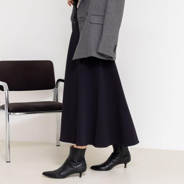 ノーリーズソフィー（NOLLEY’S sophi）/《セットアップ対応》ウォッシャブルダンボールフレアスカート