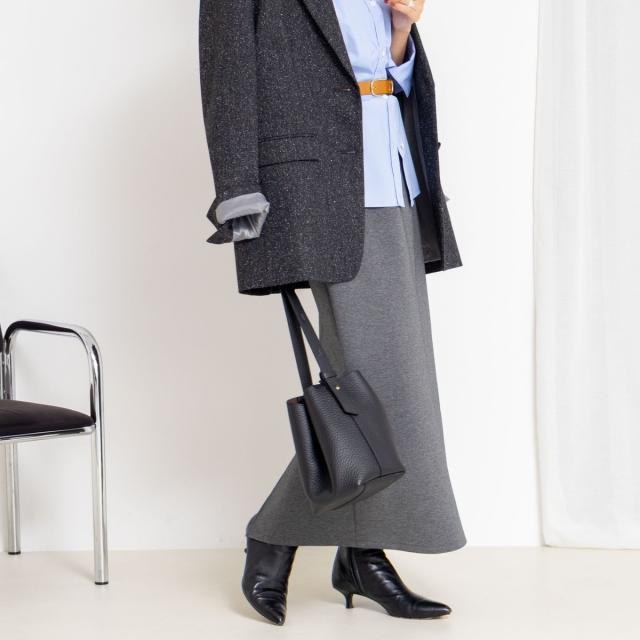 ノーリーズソフィー（NOLLEY’S sophi）/《セットアップ対応》ウォッシャブルダンボール2WAYタイトスカート