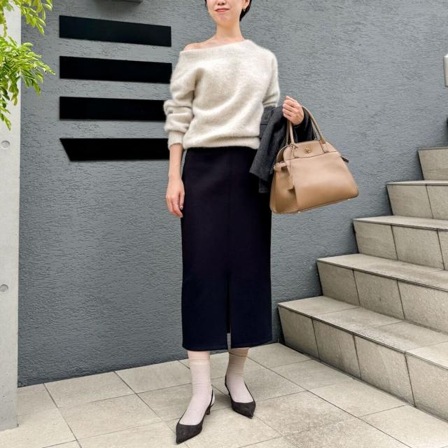 ノーリーズソフィー（NOLLEY’S sophi）/《セットアップ対応》ウォッシャブルダンボール2WAYタイトスカート