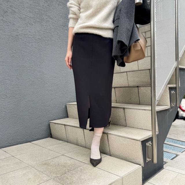 ノーリーズソフィー（NOLLEY’S sophi）/《セットアップ対応》ウォッシャブルダンボール2WAYタイトスカート