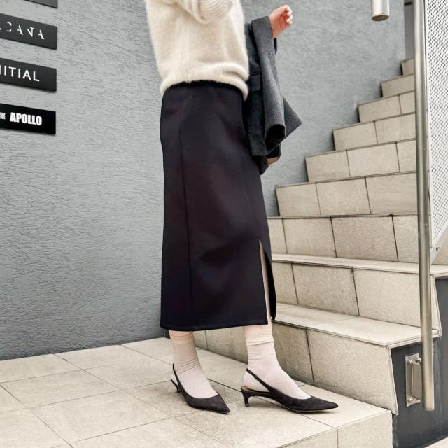 ノーリーズソフィー（NOLLEY’S sophi）/《セットアップ対応》ウォッシャブルダンボール2WAYタイトスカート