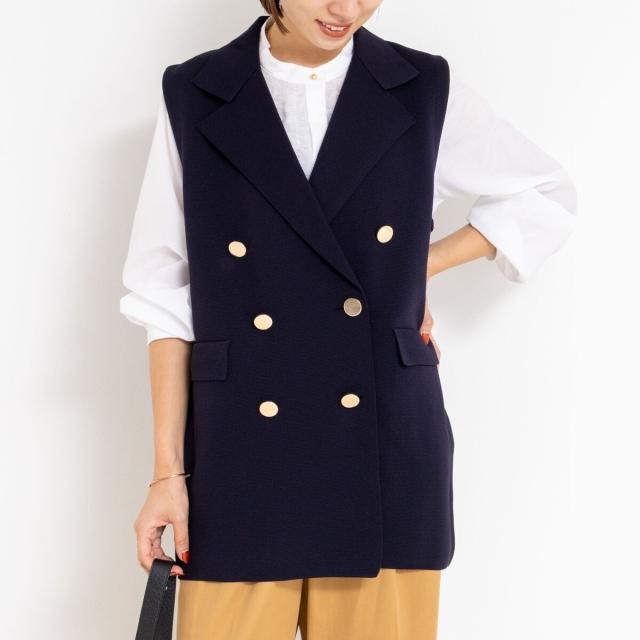 ノーリーズ（NOLLEY’S）/《手洗い可能》ミラノリブニットベスト