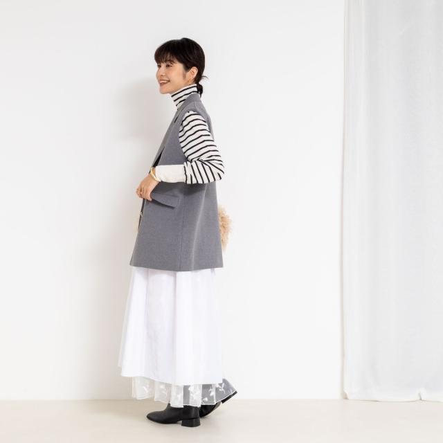 ノーリーズ（NOLLEY’S）/《手洗い可能》ミラノリブニットベスト