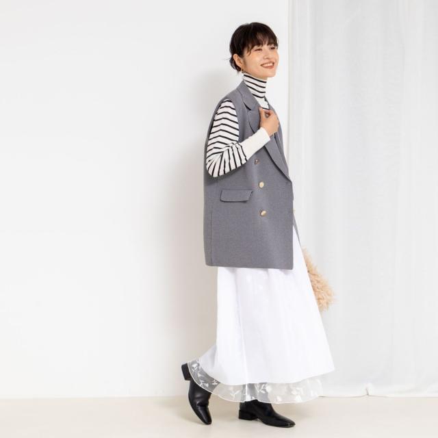 ノーリーズ（NOLLEY’S）/《手洗い可能》ミラノリブニットベスト