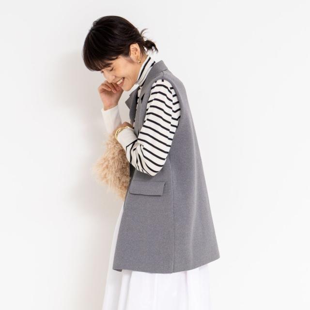 ノーリーズ（NOLLEY’S）/《手洗い可能》ミラノリブニットベスト