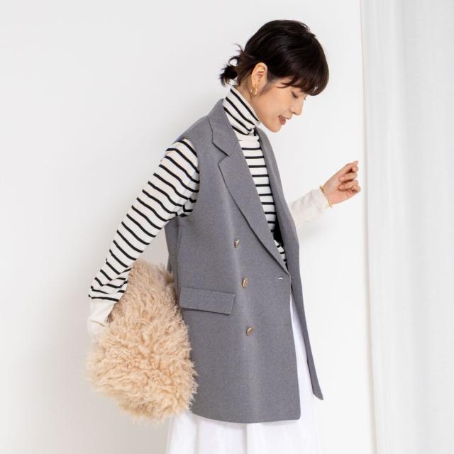 ノーリーズ（NOLLEY’S）/《手洗い可能》ミラノリブニットベスト