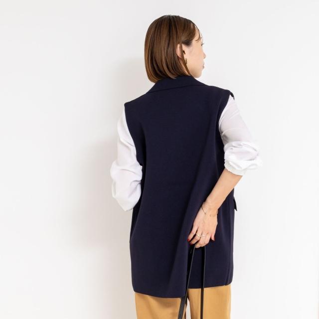 ノーリーズ（NOLLEY’S）/《手洗い可能》ミラノリブニットベスト