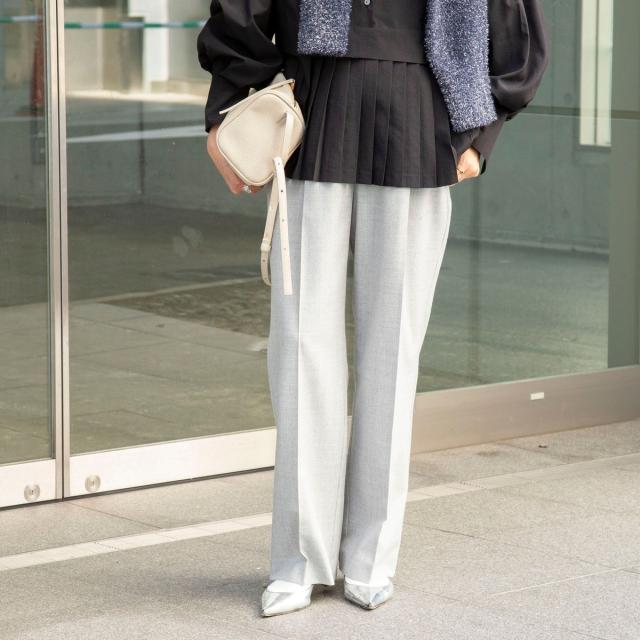 ノーリーズ（NOLLEY'S）/フラノセミワイドパンツ