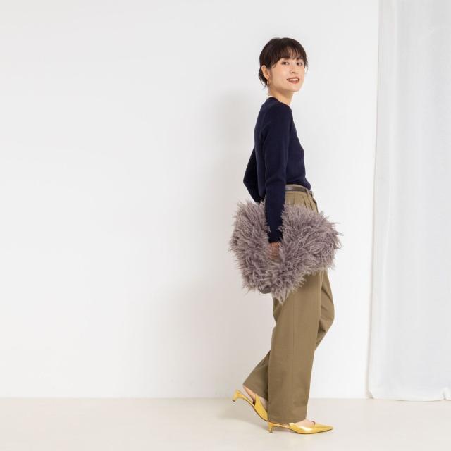 ノーリーズ（NOLLEY’S）/《手洗い可能》16GマレーリブVネックカーディガン