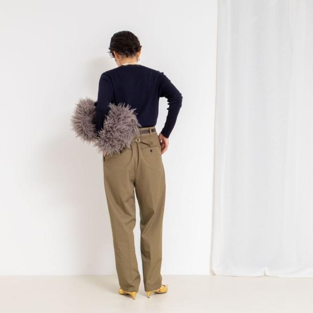 ノーリーズ（NOLLEY’S）/《手洗い可能》16GマレーリブVネックカーディガン