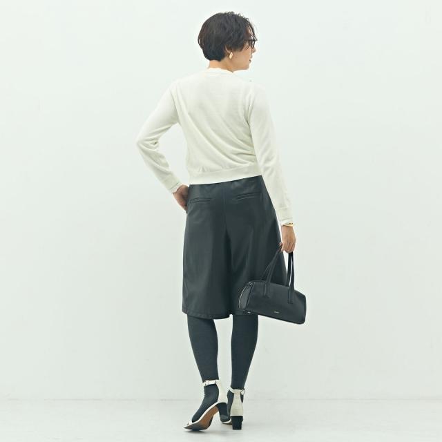 ノーリーズ（NOLLEY’S）/《手洗い可能》ビジュー付きクルーネックカーディガン