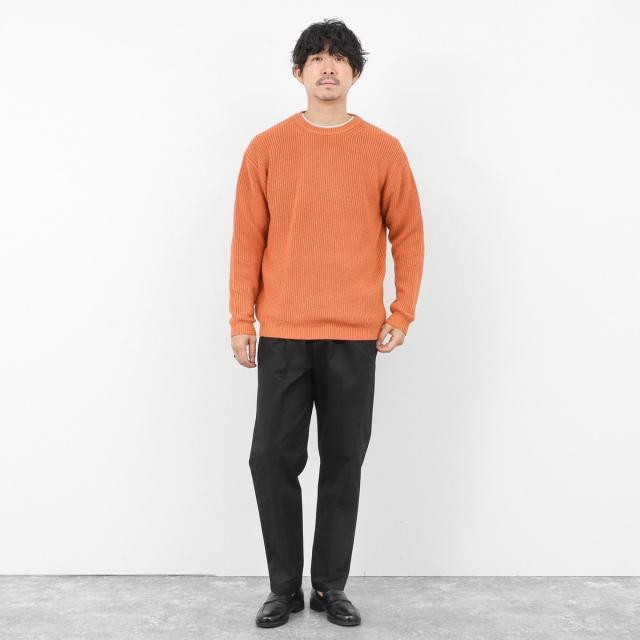 ノーリーズ グッドマン（NOLLEY’S goodman）/《2点セット》ウォッシャブル/抗菌加工 片畦7Gプルオーバー(ロンT付) 25AW