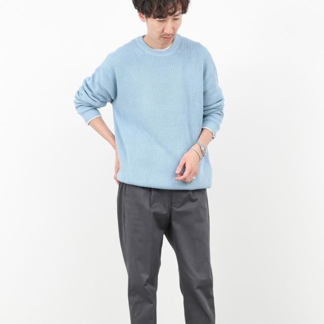 ノーリーズ グッドマン（NOLLEY’S goodman）/《2点セット》ウォッシャブル/抗菌加工 片畦7Gプルオーバー(ロンT付) 25AW