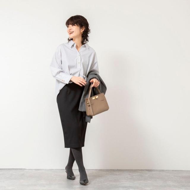 ノーリーズソフィー（NOLLEY’S sophi）/《セットアップ対応》ウォッシャブルウール調タイトスカート