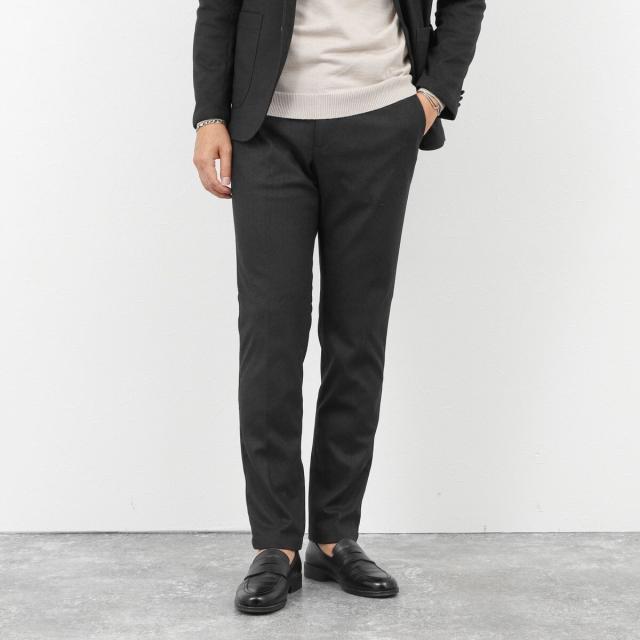 ノーリーズ グッドマン（NOLLEY’S goodman）/《セットアップ対応》【Active Jersey】ホームスパン ストレッチスリムフィット 25AW