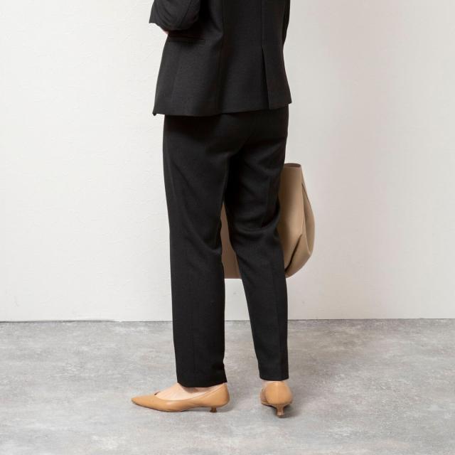 ノーリーズソフィー（NOLLEY’S sophi）/《セットアップ対応》ウォッシャブルウール調テーパードパンツ