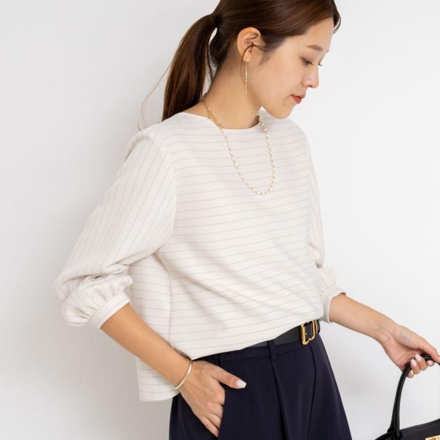 ノーリーズ（NOLLEY’S）/《セットアップ対応》ウォッシャブルウール調2WAYフリルブラウス