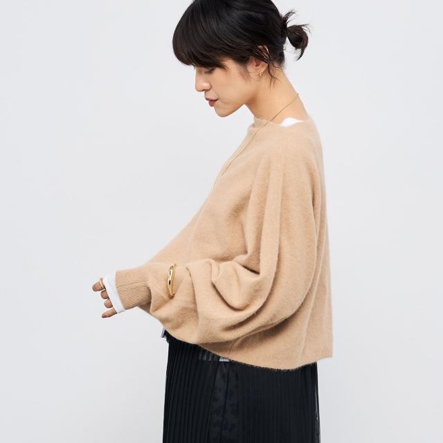 セカンドノーリーズ（2nd NOLLEY’S）/《手洗い可能》ウォッシャブルヘアリーショート丈プルオーバー