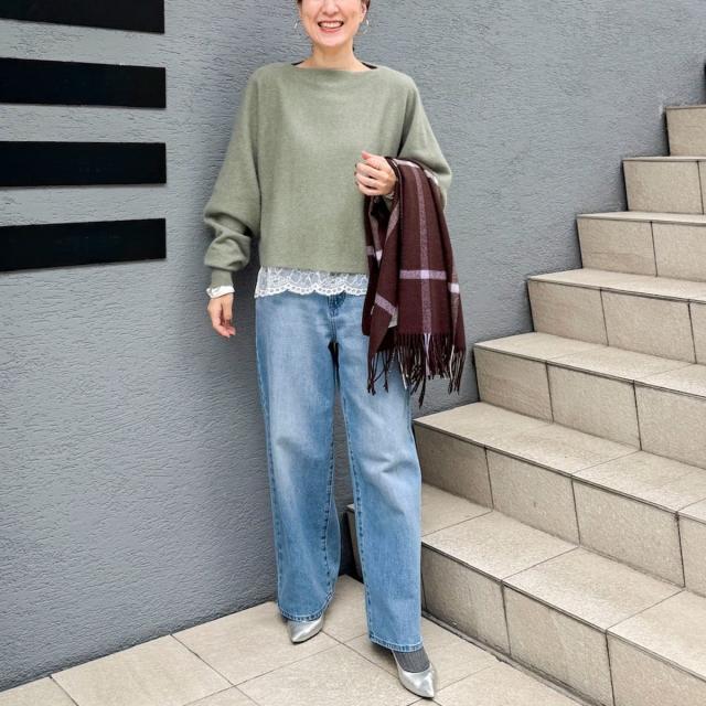 セカンドノーリーズ（2nd NOLLEY’S）/《手洗い可能》ウォッシャブルヘアリーショート丈プルオーバー