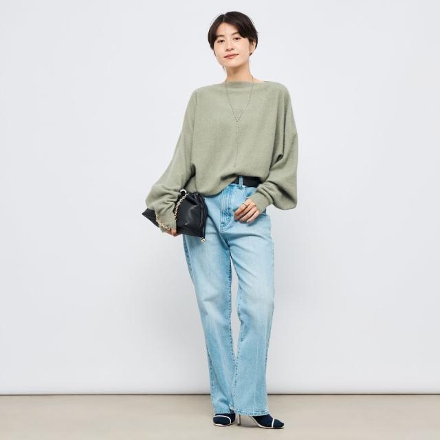 セカンドノーリーズ（2nd NOLLEY’S）/《手洗い可能》ウォッシャブルヘアリーショート丈プルオーバー