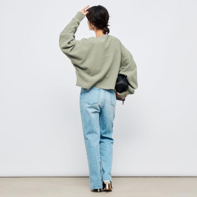 セカンドノーリーズ（2nd NOLLEY’S）/《手洗い可能》ウォッシャブルヘアリーショート丈プルオーバー