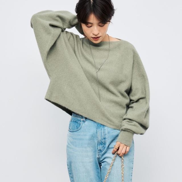 セカンドノーリーズ（2nd NOLLEY’S）/《手洗い可能》ウォッシャブルヘアリーショート丈プルオーバー