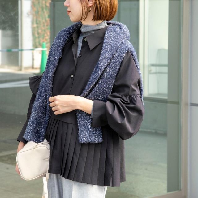 ノーリーズ（NOLLEY’S）/ウォッシャブル切替プリーツブラウス