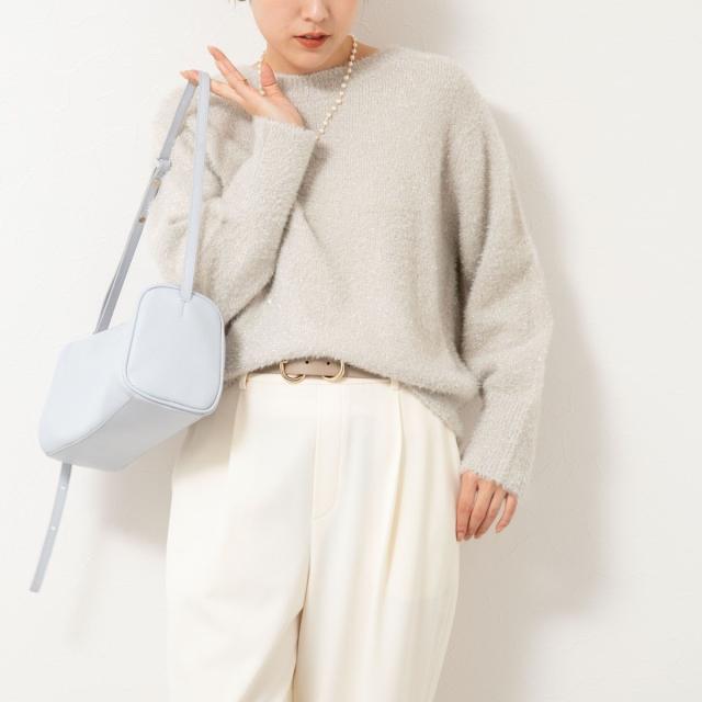 ノーリーズ（NOLLEY’S）/《手洗い可能》ラメシャギープルオーバー