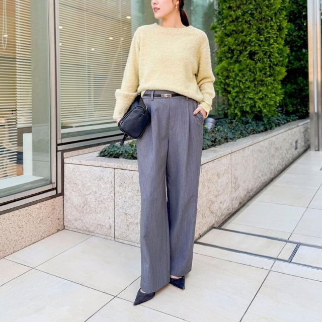 ノーリーズ（NOLLEY’S）/《手洗い可能》ラメシャギープルオーバー