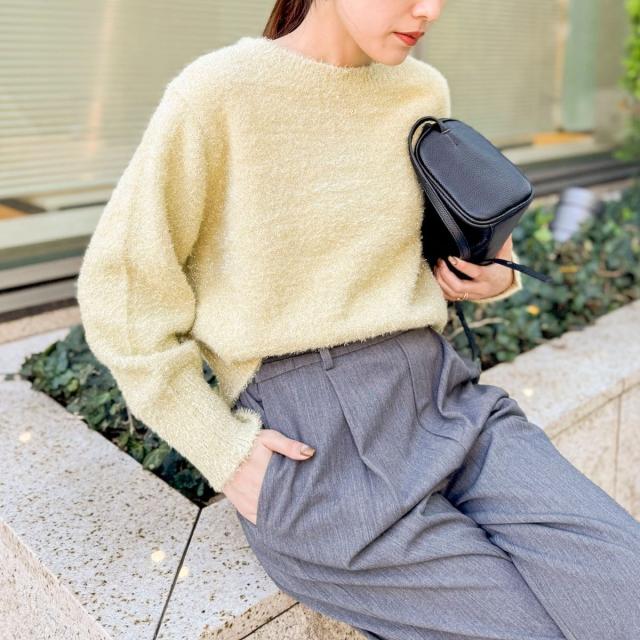 ノーリーズ（NOLLEY’S）/《手洗い可能》ラメシャギープルオーバー