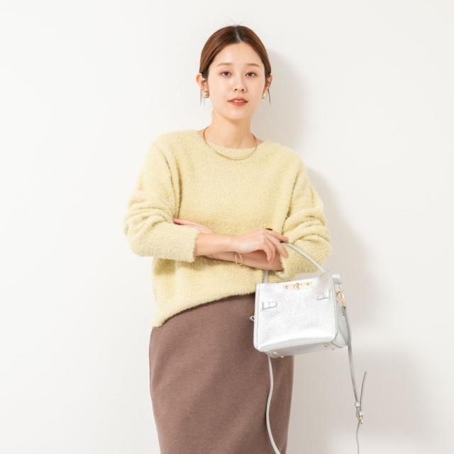 ノーリーズ（NOLLEY’S）/《手洗い可能》ラメシャギープルオーバー