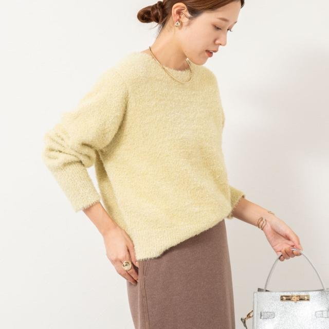 ノーリーズ（NOLLEY’S）/《手洗い可能》ラメシャギープルオーバー